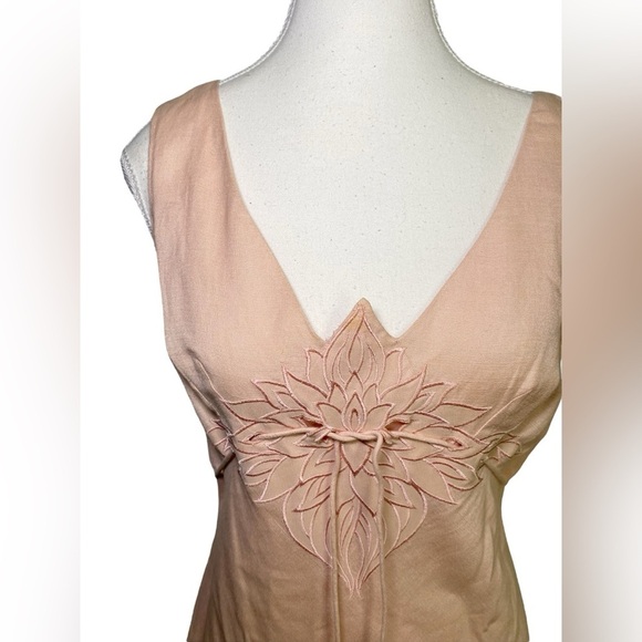 Adrianna Papell Blush Sleeveless Midi Dress - Picture 4 of 15